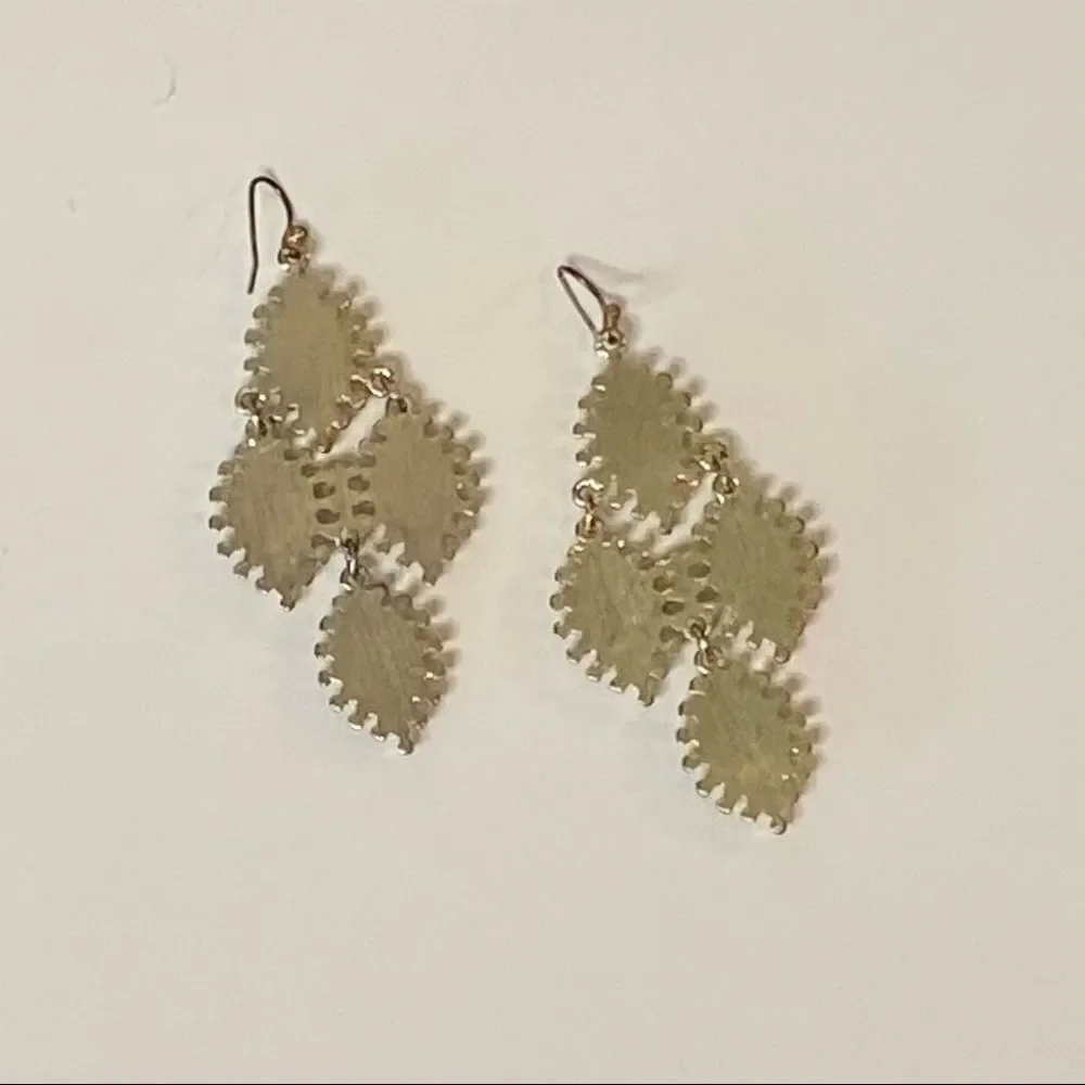 Gold & Peridot 🕶☀️ Diamond Dangle Earrings
